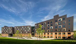 Micro-units are a good fit for a learning/living environment where collaboration is desirable. Photo courtesy Stantec