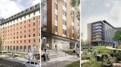 Whether it is through community building or resource conservation, sustainability is at the forefront of student housing projects. Image courtesy Clark Nexsen