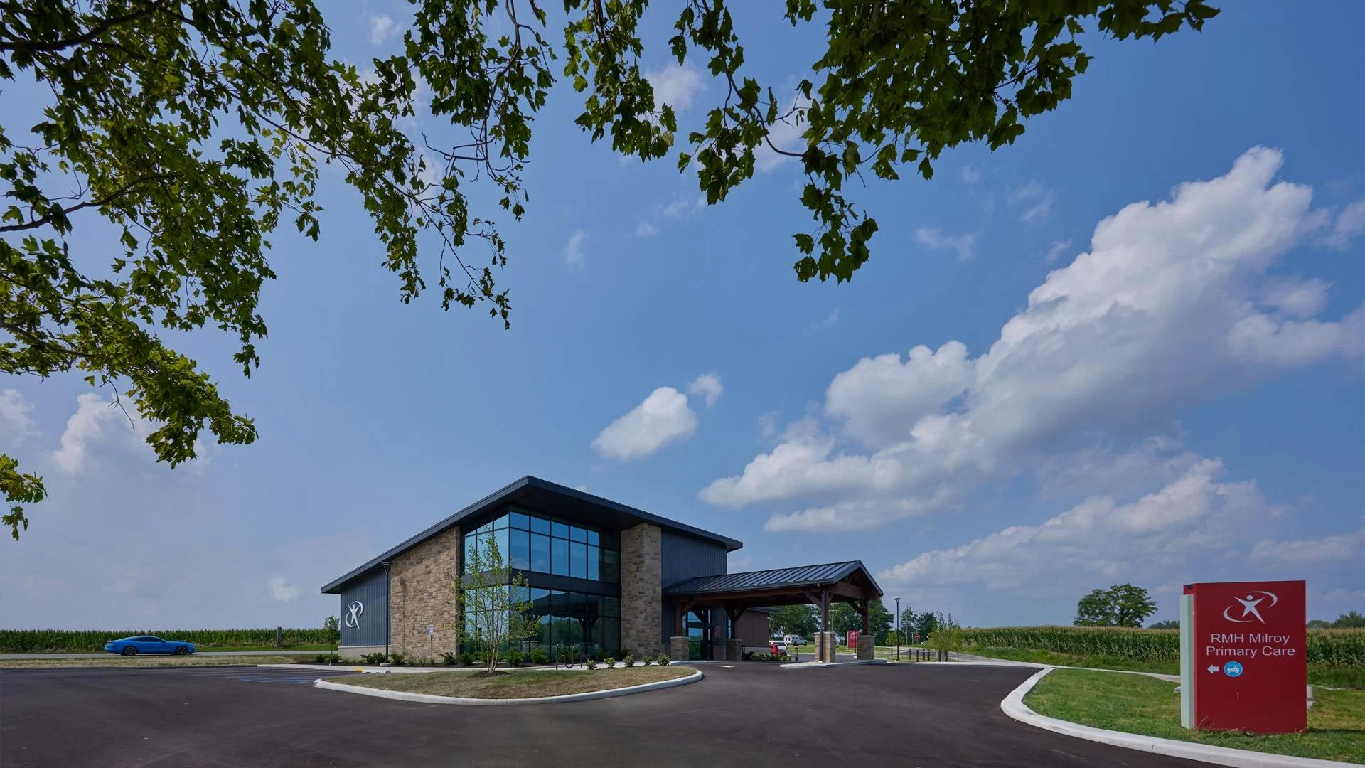 Rush Memorial Hospital&rsquo;s Milroy Clinic, Milroy, Ind. Photo courtesy Design Collaborative