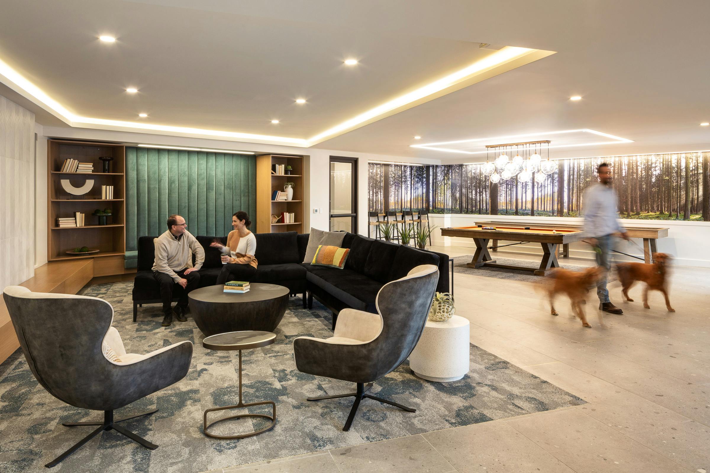 Designing a community requires more than adding amenities. It requires careful planning of the spaces between them. Photo courtesy LRS Architects