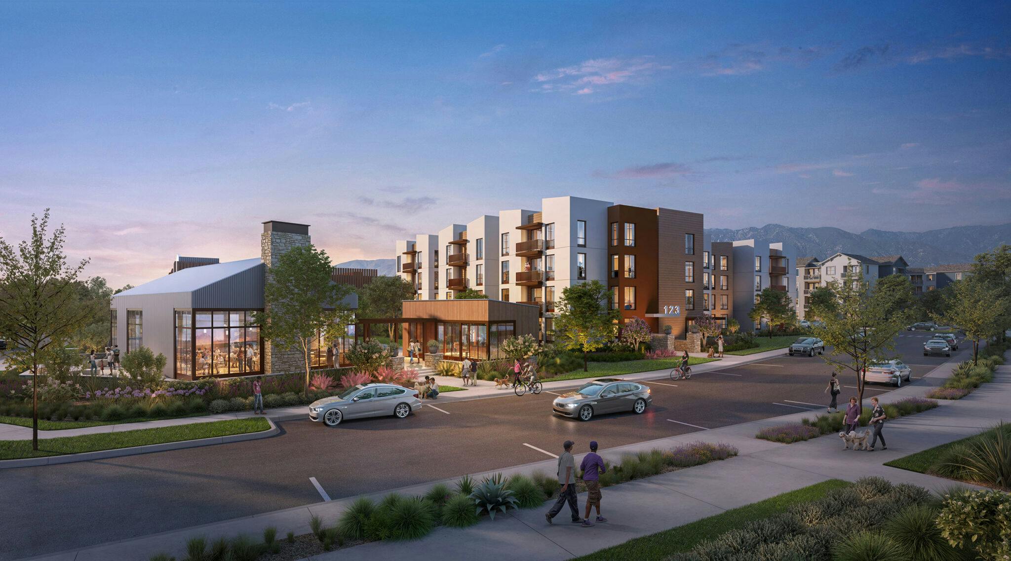 The Orchard in Santa Barbara, Calif. Rendering: KTGY