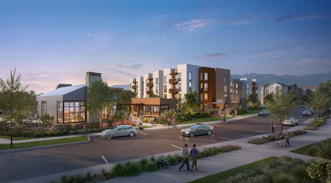 The Orchard in Santa Barbara, Calif. Rendering: KTGY