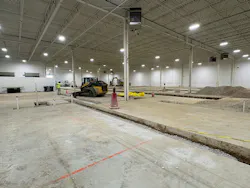 Underfloor trenching supports the complex routing of utilities and transfer systems, enabling precise coordination between hot cells, clean rooms, and supporting infrastructure. Photo courtesy RDG Planning & Design