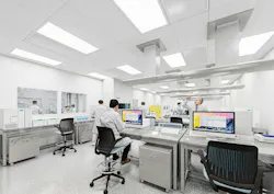 The completed facility supports tightly controlled, time-sensitive production, transforming a flexible industrial shell into a precision-driven environment for patient-ready therapies. Photo courtesy RDG Planning & Design