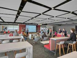 The Hive serves as a venue for community events, lectures, celebrations, and gatherings. Photo © Halkin Mason