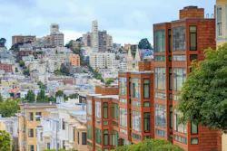 Typical San Francisco Neighborhood, California