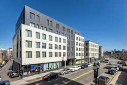 2147 Washington Street showcases how passive building principles can be applied to larger-scale multifamily housing in an urban setting. Photo courtesy Phius