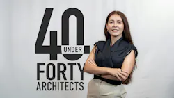 Pictured: 40 Under 40 Class of 2026 winner Naslha Espinal, Chief Marketing Officer and Executive Director of Interior Design, BASE4 — Architects, Engineers & Designers, Tarpon Springs, Fla.