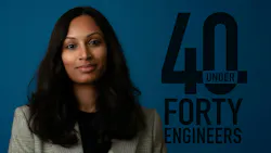 Pictured: 40 Under 40 Class of 2026 winner Sonam Shah, PE, CEM, PMP, Associate Principal - Energy Strategy, Climate and Sustainability, Introba, Oakland, Calif.
