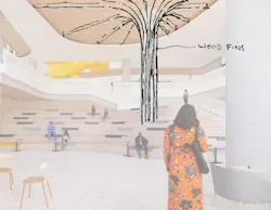 Concept sketch from internal design meeting miro board. Image courtesy CO Architects