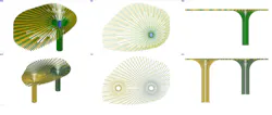 Computation model studies for the Tree of Life design. Image courtesy CO Architects